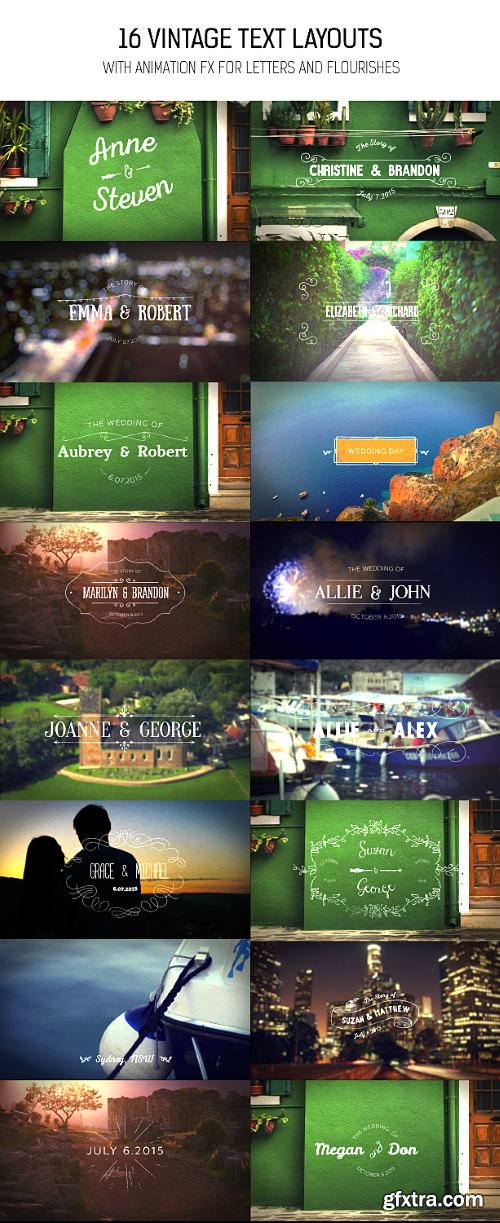 Videohive Vintage Formal Titles 10416606