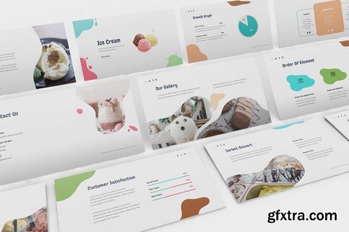 Ice Cream Powerpoint Google Slides and Keynote Templates