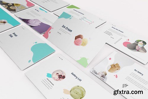 Ice Cream Powerpoint Google Slides and Keynote Templates