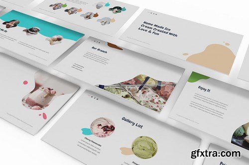 Ice Cream Powerpoint Google Slides and Keynote Templates