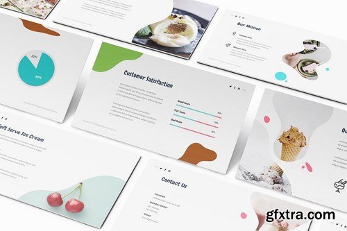 Ice Cream Powerpoint Google Slides and Keynote Templates