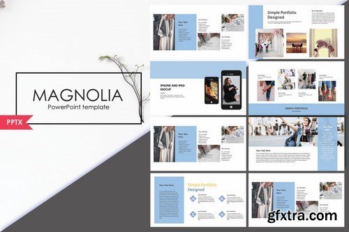 Magnolia Powerpoint Google Slides and Keynote Templates