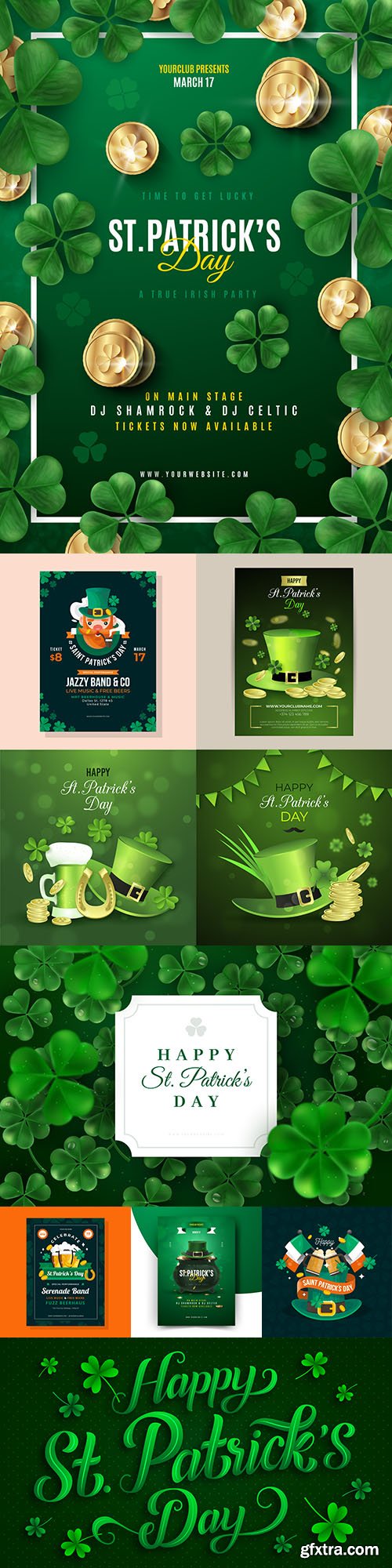 St. Patrick 's Day party design illustrations 2