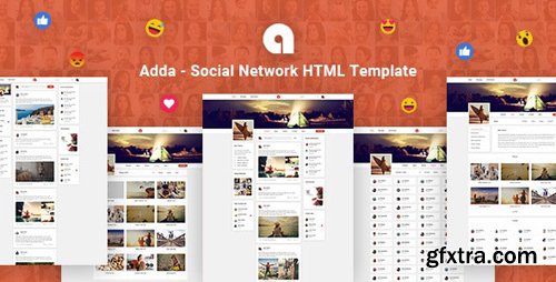 ThemeForest - Adda v1.0 - Social Network HTML Template - 25498684