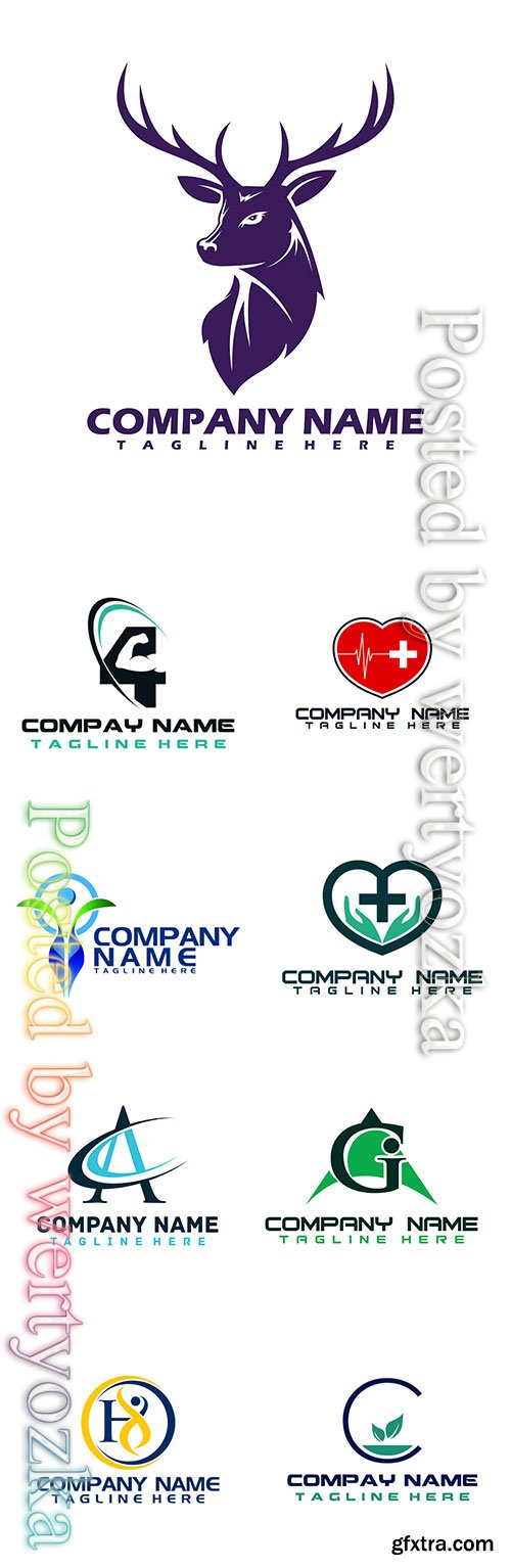 Company logo icon isolated white background