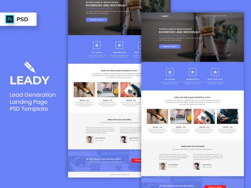 Lead Generation Landing Page PSD Template-03 - lead-generation-landing-page-psd-template-03