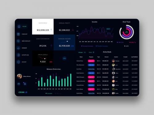 Leader CRM Dashboard UI - V2 - leader-crm-dashboard-ui-v2