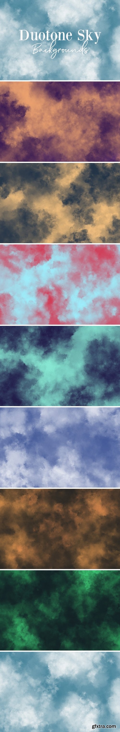 Duotone Sky Backgrounds