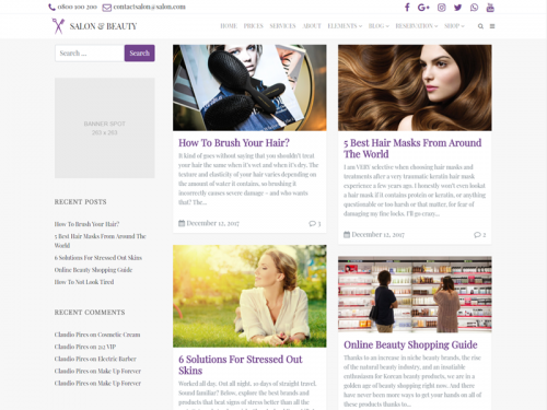 Left Sidebar Masonry Blog - Salon WordPress Theme - left-sidebar-masonry-blog-salon-wordpress-theme