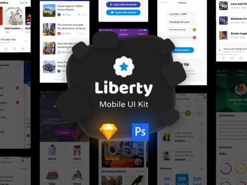 Liberty Mobile UI Kit - liberty-mobile-ui-kit