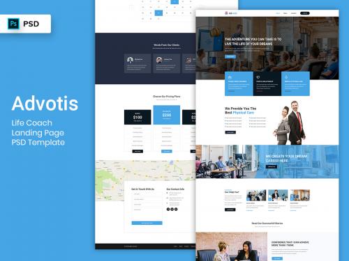 Life Coach Landing Page PSD Template - life-coach-landing-page-psd-template-a8aa780f-a464-4b12-a787-a74302c80b08