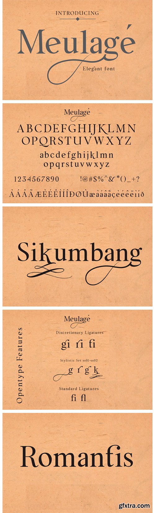 Meulage Font