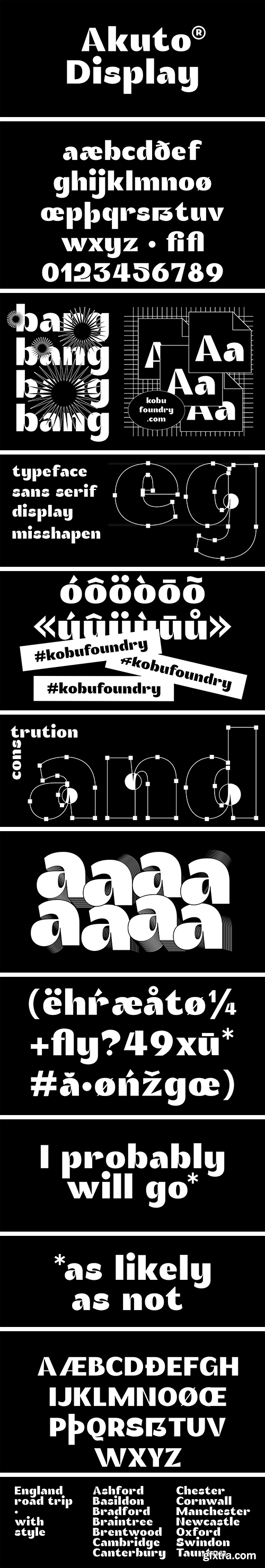 Akuto Display Font