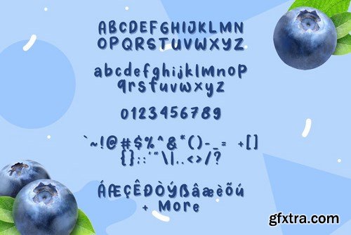 Fresh Blueberry Font