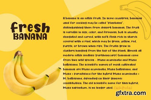 Fresh Banana Font