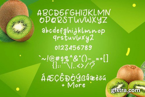 Fresh Kiwi Font