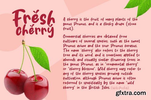 Fresh Cherry Font