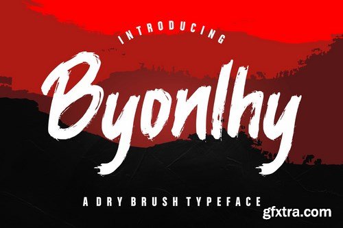 Byonlhy Dry Brush Typeface