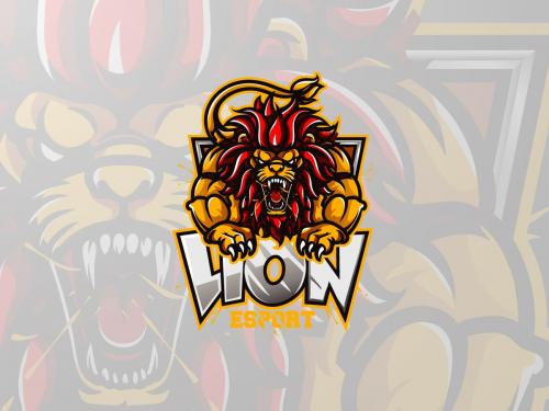 Lion Esport logo design - lion-esport-logo-design