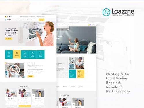 Loazzne - Heating & Air Conditioning Repair PSD - loazzne-heating-air-conditioning-repair-psd