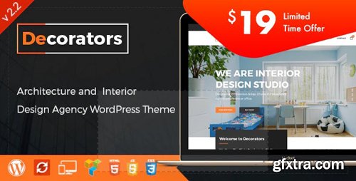 ThemeForest - Decorators v2.2 - WordPress Theme for Architecture & Modern Interior Design Studio - 19072911