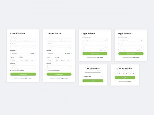 Login, Signup and Verify user registation pages - login-signup-and-verify-user-registation-pages