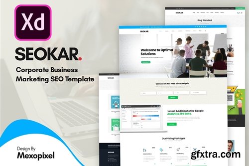 SEOKAR - Business Marketing SEO Adobe XD Template