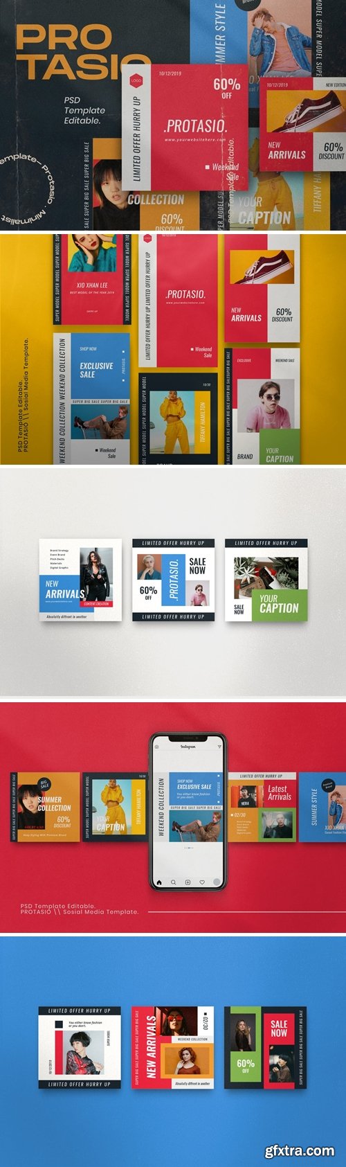 Protasio Fashion Instagram Social Media Pack 2