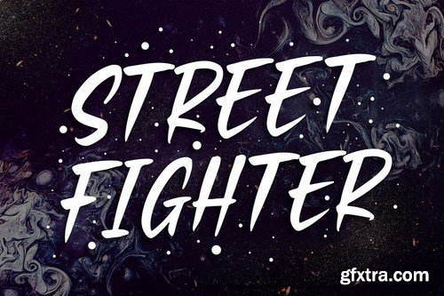 Black Fearnest - Strong Handwritten Font