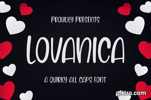 Lovanica - a Quirky Font