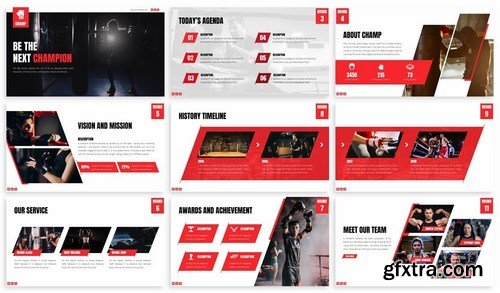 Champ - Boxing Powerpoint Template