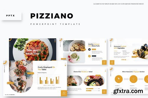 Pizziano - Powerpoint Google Slides and Keynote Templates