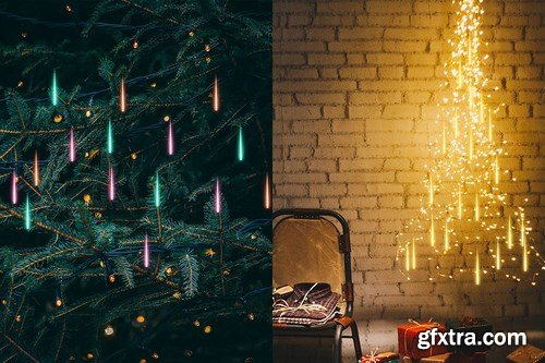 GraphicRiver - Gif Animated Meteor Shower Light Photoshop Action 24712030