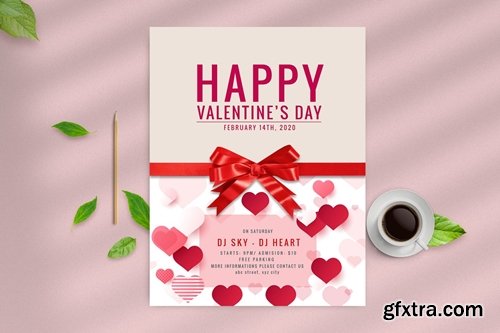 Valentine Flyer Template 9