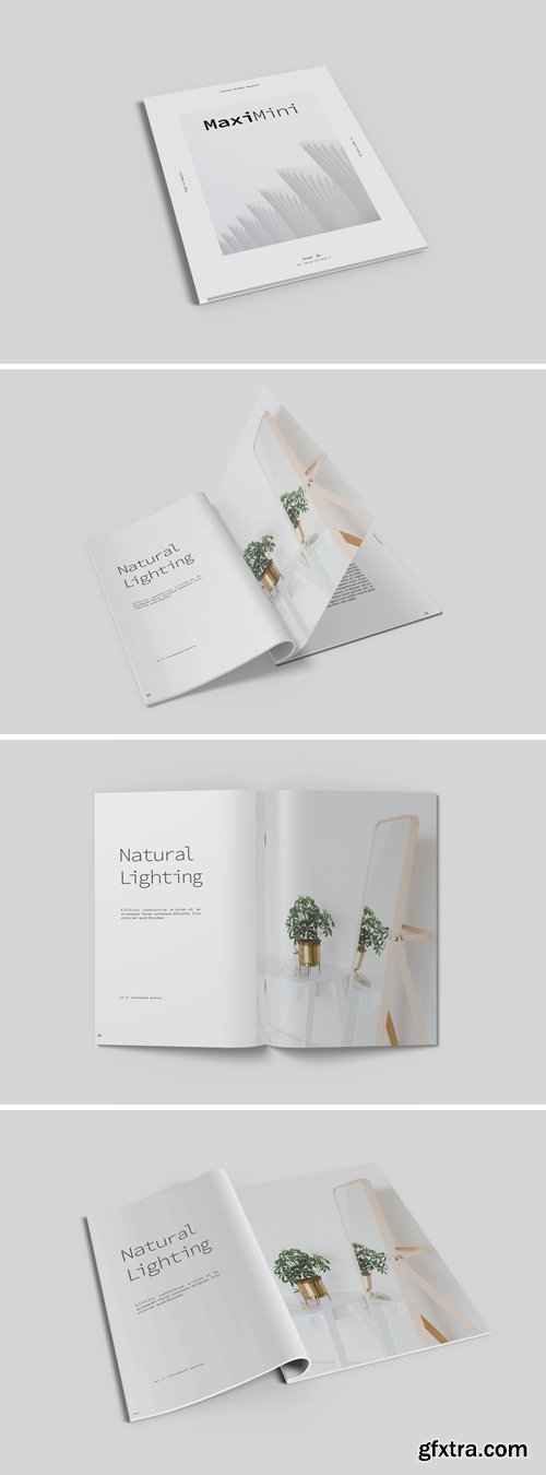 Minimalist Magazine Mockup