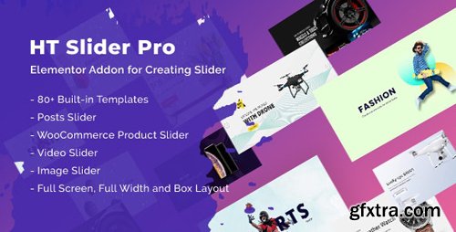 CodeCanyon - HT Slider Pro For Elementor v1.0.0 - 25509064