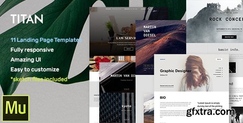 ThemeForest - Titan - Responsive Muse Templates for Landing Page (Update: 20 January 17) - 17369618