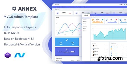 ThemeForest - Annex v1.0.0 - MVC5 Admin & Dashboard Template - 24840914