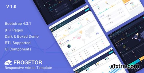 ThemeForest - Frogetor v1.0 - Responsive Admin Dashboard Template - 23583559