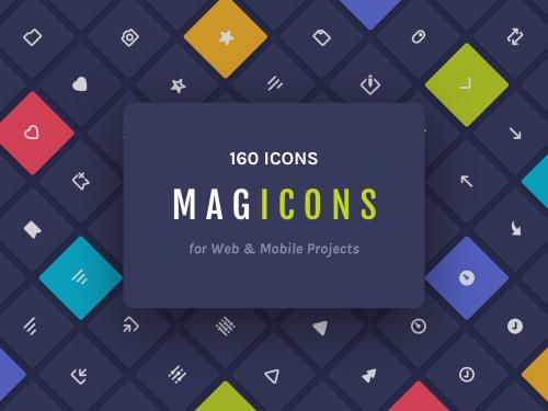 Magicons: 160 Icons for Web & Mobile - magicons-160-icons-for-web-mobile