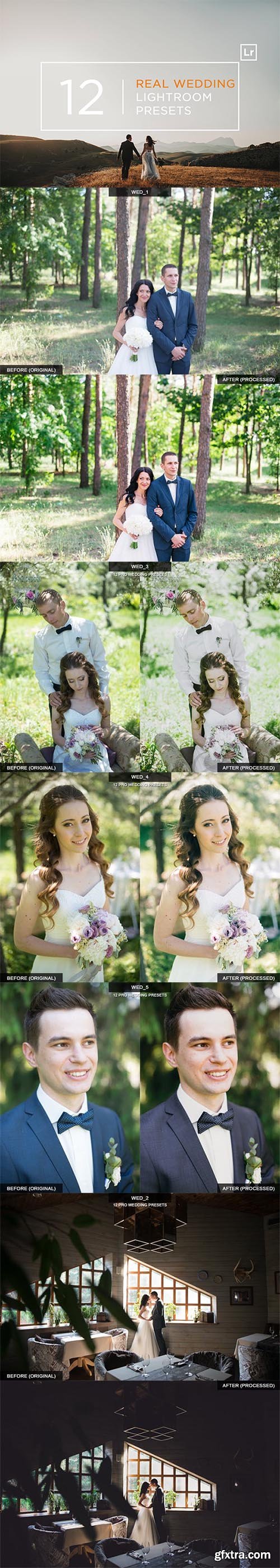 12 Real Wedding Lightroom Presets