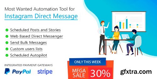 CodeCanyon - DM Pilot v3.0.7 - Instagram Most Wanted Automation Tool for Direct Message & Scheduled Posts - 23624241