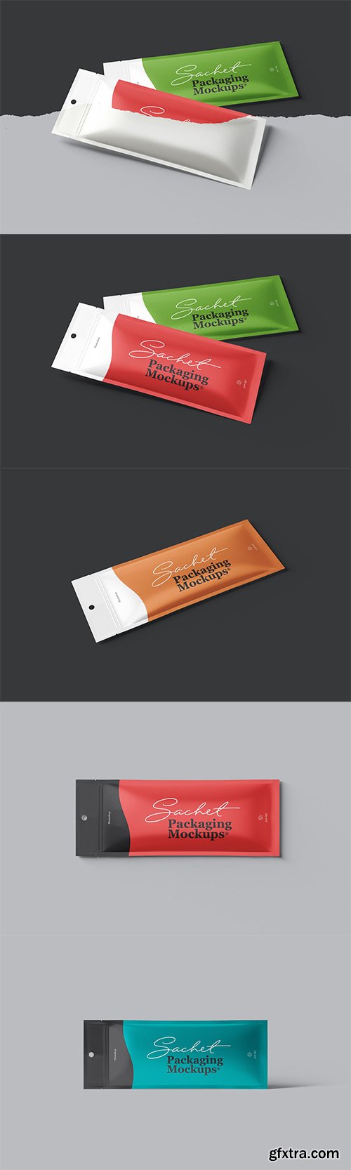 Sachet Packaging Mockups