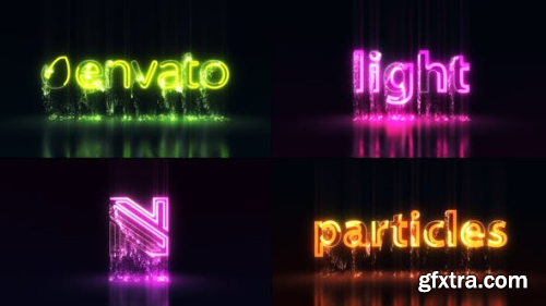 VideoHive Light Particles Logo Titles 25515764