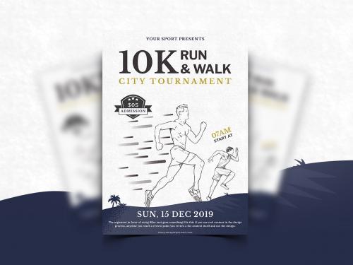 Marathon Event Flyer Template-10 - marathon-event-flyer-template-10