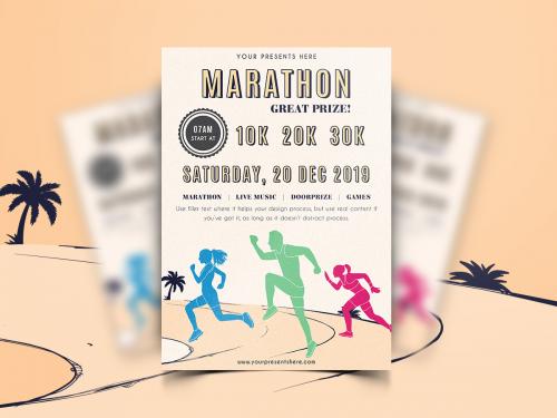 Marathon Event Flyer Template-13 - marathon-event-flyer-template-13