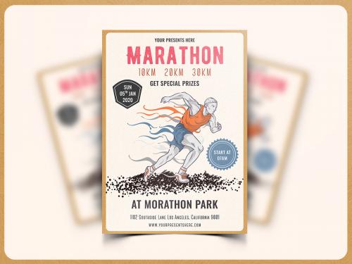 Marathon Event Flyer Template-15 - marathon-event-flyer-template-15