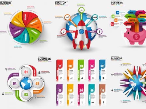 Marketing 3D Infographics - marketing-3d-infographics