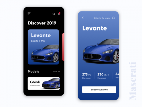 Maserati Mobile Ui Design Concept - maserati-mobile-ui-design-concept