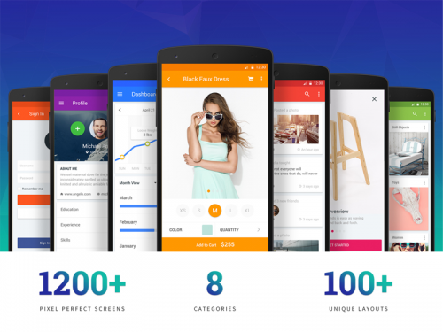 Material Design for Mobile App for XD - material-design-for-mobile-app-for-xd